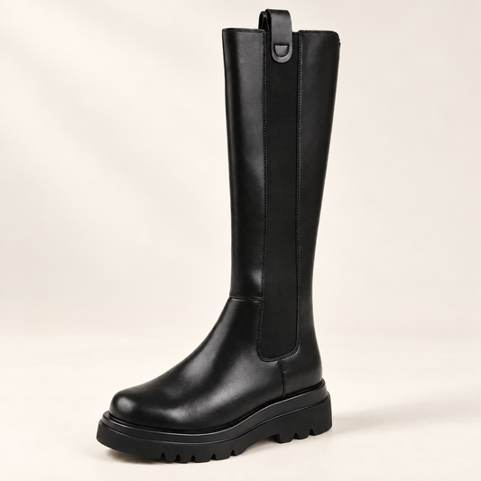 Bottes hautes à plateforme