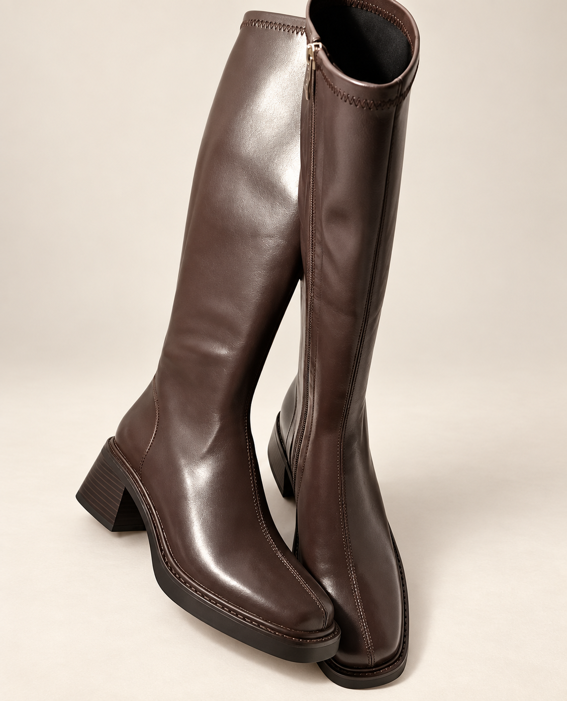 Bottes hautes à talons