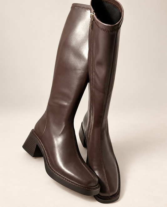 Bottes hautes à talons